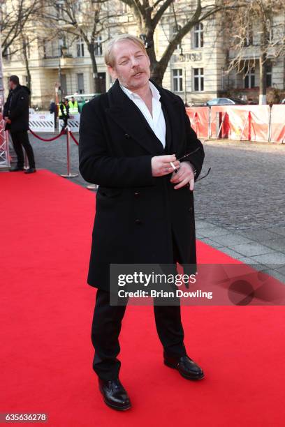 Actor Ben Becker attends at the 'Der Gleiche Himmel' premiere during the 67th Berlinale International Film Festival Berlin at Haus Der Berliner...