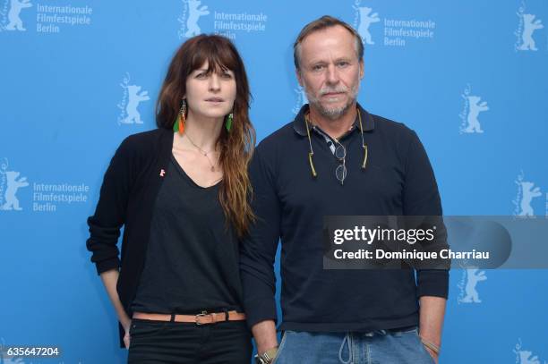 Actors Arly Jover and Karel Roden attend the 'A Prominent Patient' photo call during the 67th Berlinale International Film Festival Berlin at Grand...