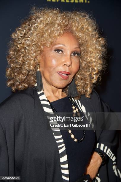 Actress Ja'net Dubois attends the Pan African Film Festival screening of "Media" at Baldwin Hills Crenshaw Plaza on February 15, 2017 in Los Angeles,...