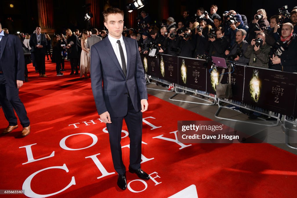 "The Lost City of Z" - UK Premiere - VIP Arrivals