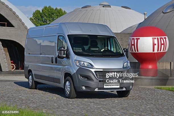 fiat ducato - delivery van - fiat stock pictures, royalty-free photos & images