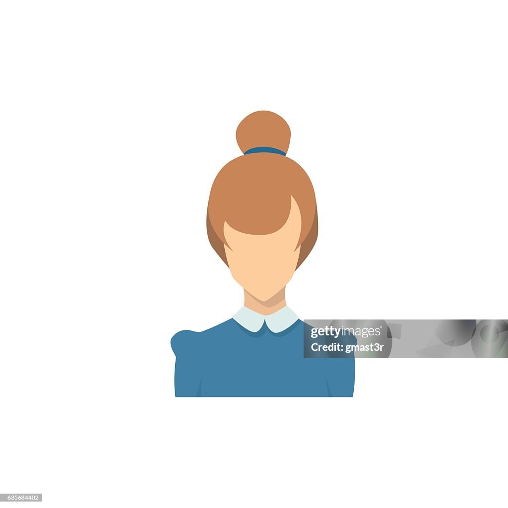Icono De Perfil Avatar Femenino Retrato De Dibujos Animados De Mujer  Silueta De Persona Casual Ilustración de stock - Getty Images