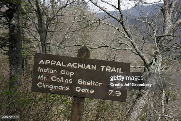 Appalachian Trail sign.