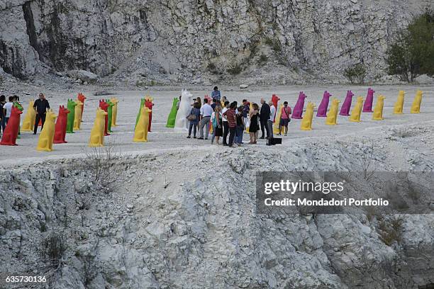 Party di inaugurazione di Cave Canem, l'invasione da parte di Cracking Art della Cava Burgazzi. La bellissima cava dismessa della via bresciana del...