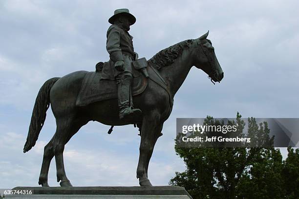 Major General Ulysses S. Grant statue at Vicksburg National Military Park.
