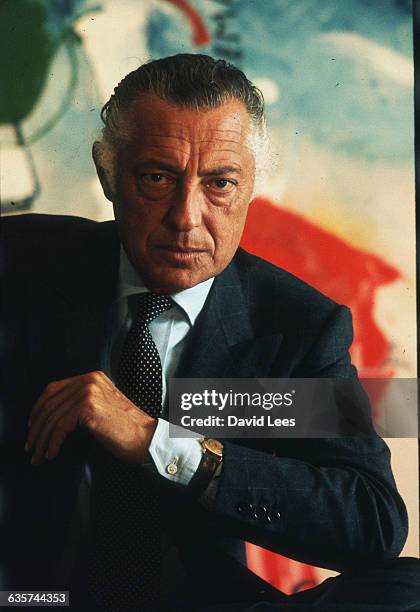 Italian businessman Gianni Agnelli of Fiat.