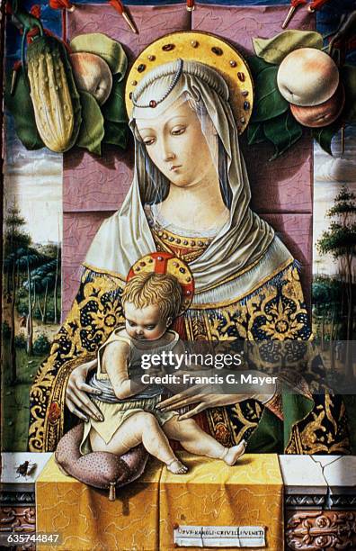Madonna and Child by Carlo Crivelli, circa 1480.