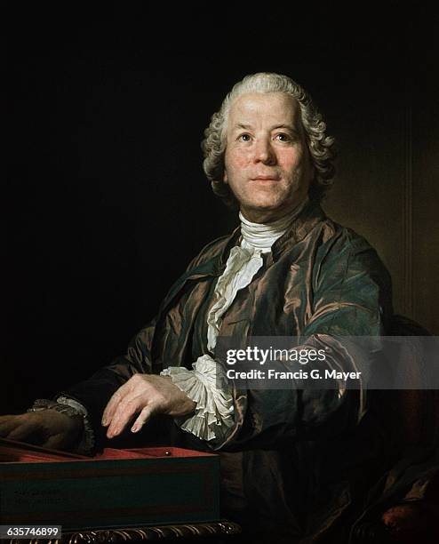 Christoph Willibald von Gluck at the Spinet by Joseph Siffred Duplessis