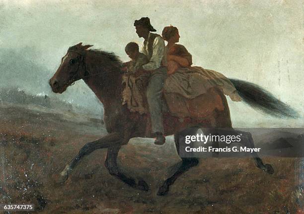 Ride for Liberty - The Fugitive Slaves by Eastman Johnson