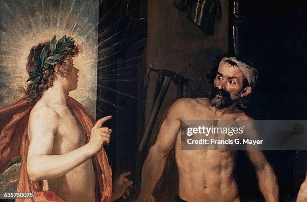 Detail of Apollo at the Forge of Vulcan by Diego Rodriguez de Silva y Velazquez