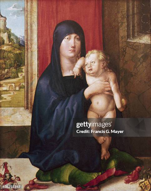 Madonna and Child by Albrecht Durer, circa 1505.