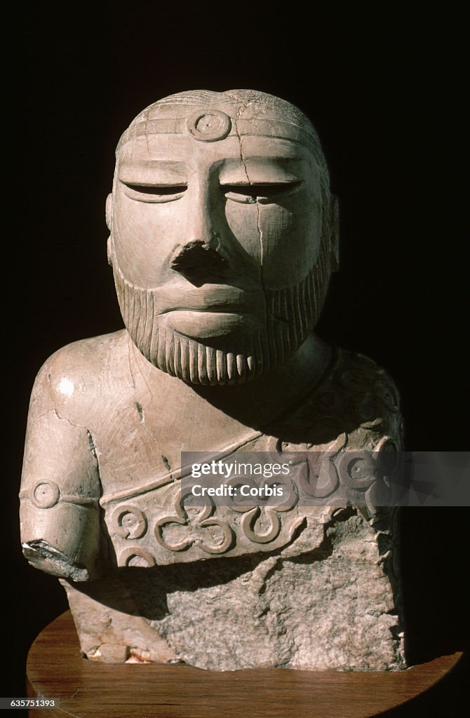 Sculpture of King-Priest from Moenjodaro
