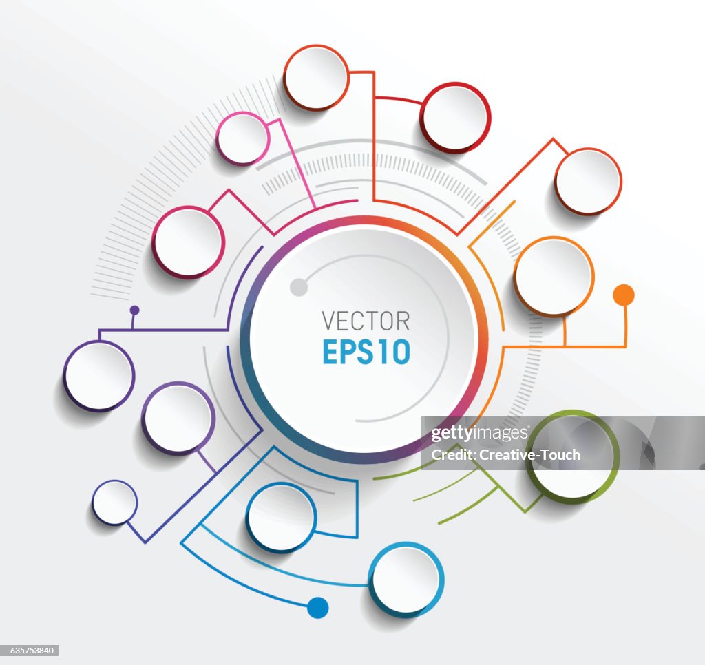 Technological Circle Template High-Res Vector Graphic - Getty Images