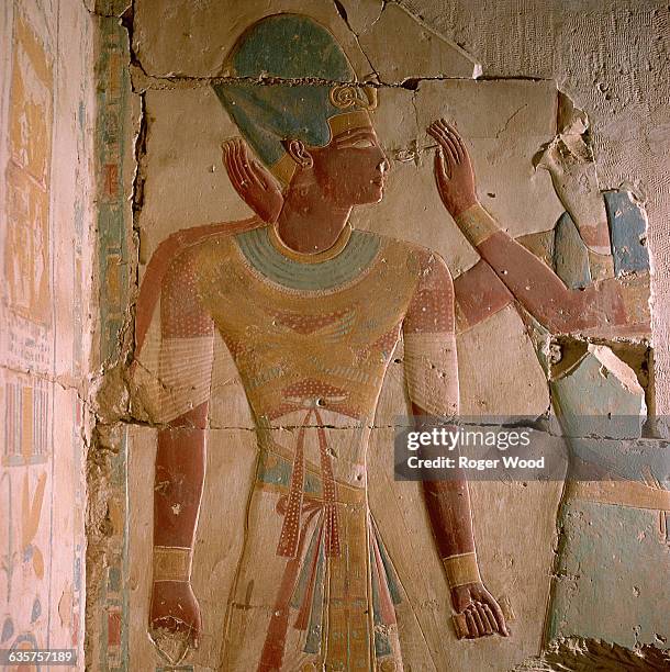 Ramses II in War Dress, Abydos, Egypt