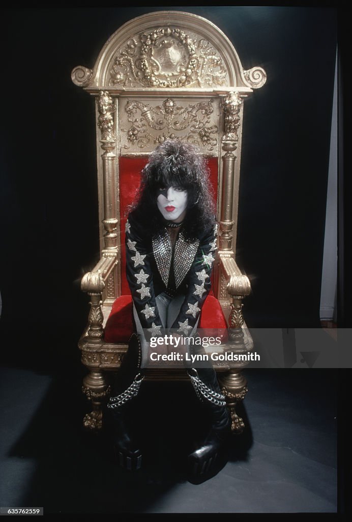 Paul Stanley of KISS in Throne