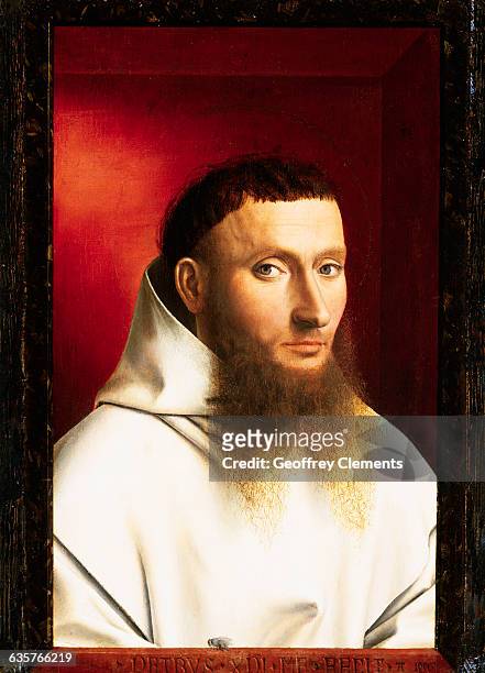 Portrait of a Carthusian by Petrus Christus, circa 1446.