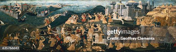 The Conquest of Trebizond by a 15th Century Florentine Painter, circa 1461.