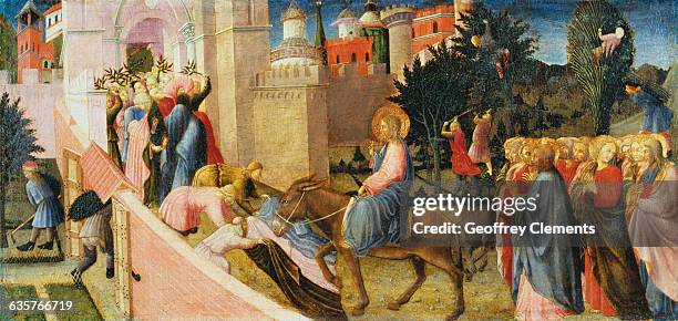 Entry into Jerusalem by Sassetta