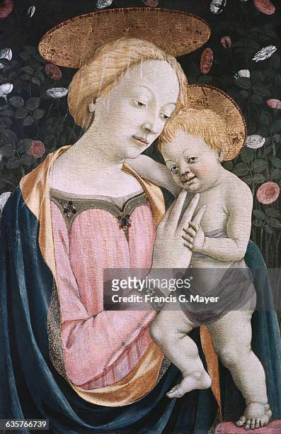 Madonna and Child by Domencio Veneziano, circa 1445.