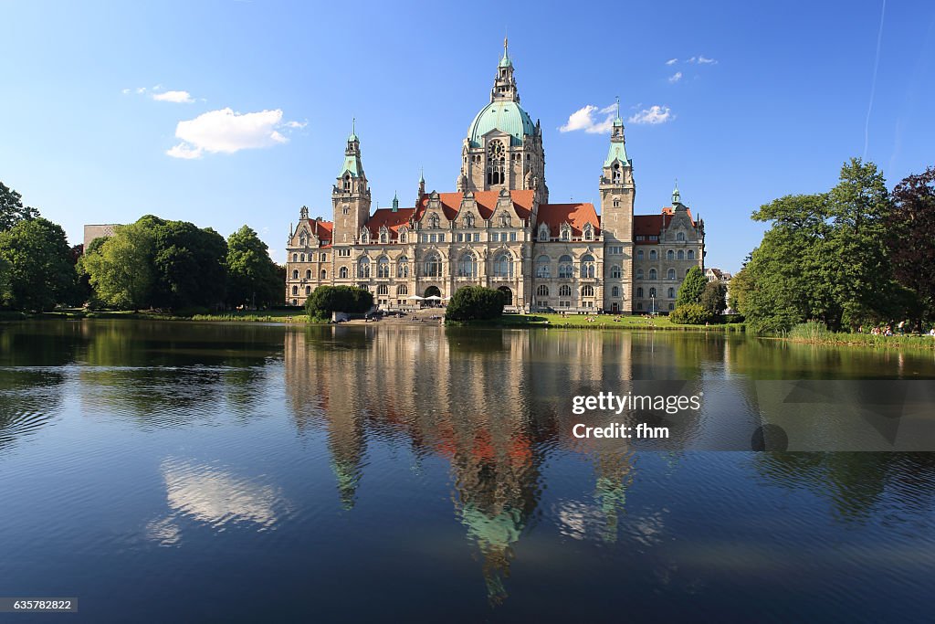 Neues Rathaus (New Town Hall) Hannover - Niedersachsen/ Germany