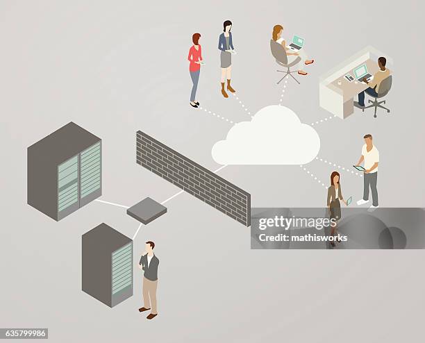 Local Area Network Diagram Photos and Premium High Res Pictures - Getty ...
