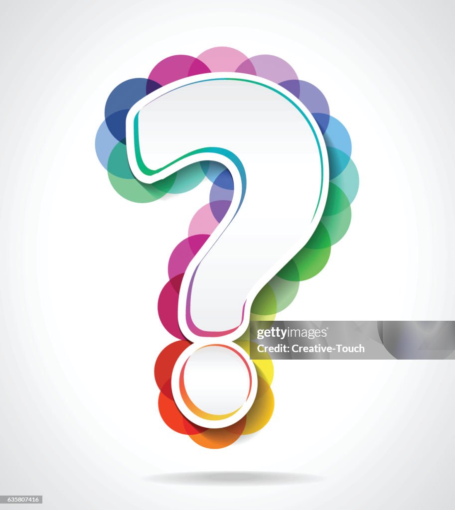 Colorful Question Mark Illustration - Getty Images