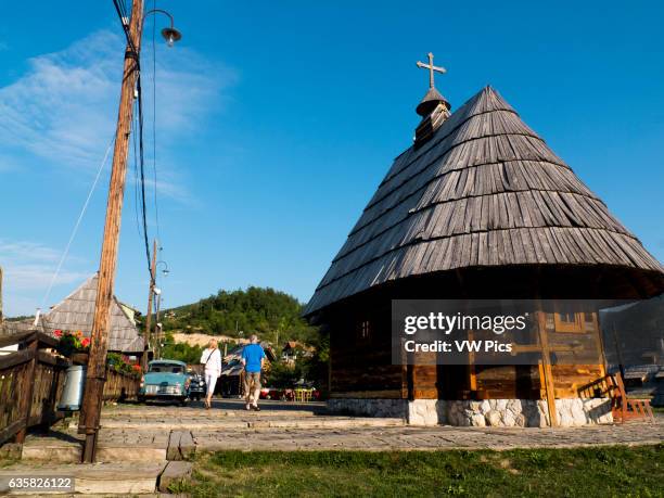 Drvengrad, traditional village made by Serbian film director Emir Kusturica.