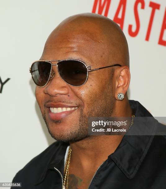 Flo Rida attends the premiere of Relativity Media's 'Masterminds' held at TCL Chinese Theatre on September 26, 2016 in Hollywood, California.