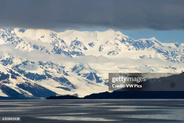 Chugach Mountains and College Fjord, Prince William Sound, Alaska.