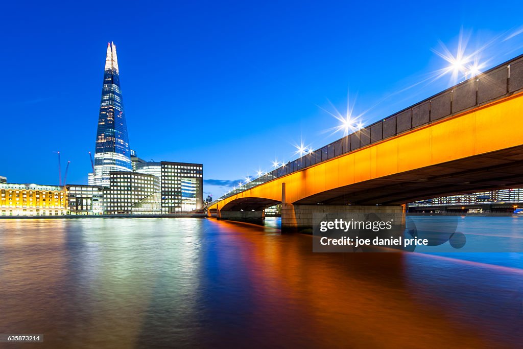 The Shard and London Bridge, London, England