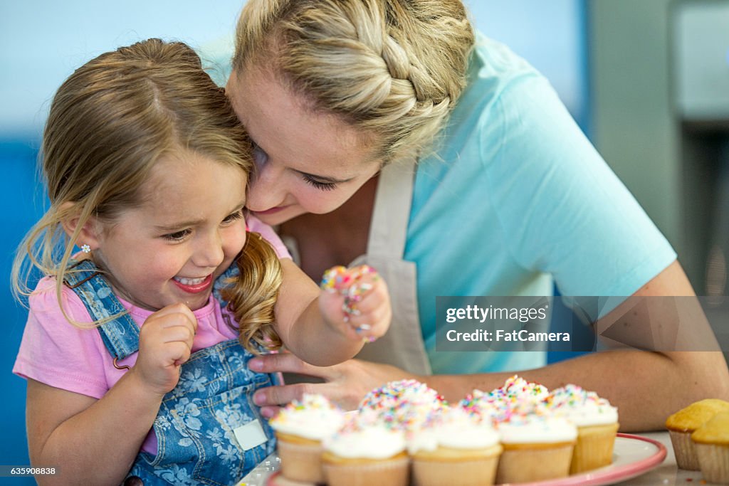 Putting Sprinkles on Cupcakes