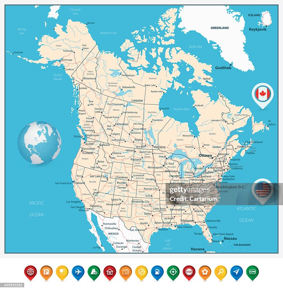 Canada Checkpoints Map Canada Political Maps