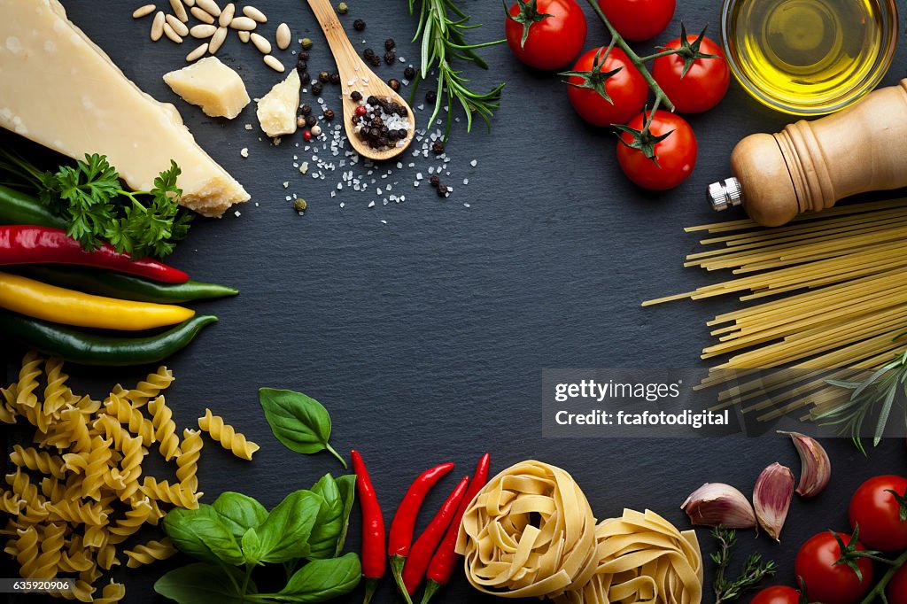 Pasta ingredients