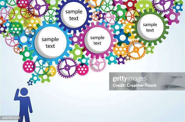 brain think - big idea stock-grafiken, -clipart, -cartoons und -symbole