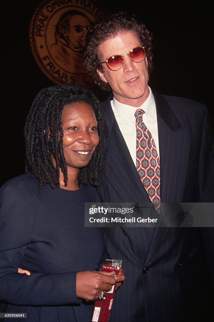 Whoopi Goldberg and Ted Danson