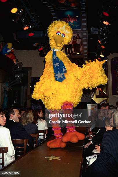 Big Bird attend The Sesame Street Fashion Show at The Fashion Cafe.