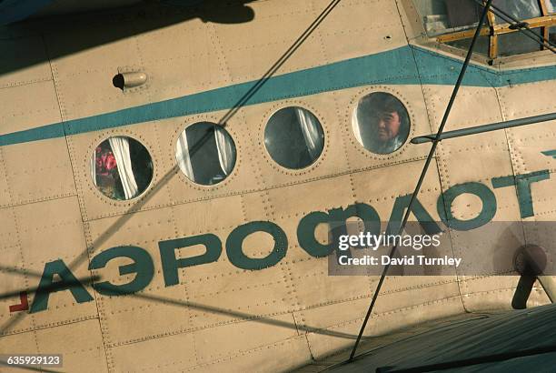 Aeroflot Logo on Plane