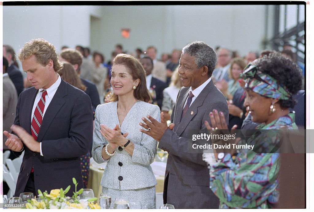 Kennedys and Nelson Mandela Clapping