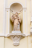 Statue of St. Francesco di Paola in Pizzo Calabro, Italy