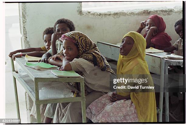 Somalian Children in a Classroom