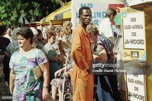 In what will turn out to be the last whites-only referendum, white South Africans vote overwhelmingly for political reforms and an end to apartheid.