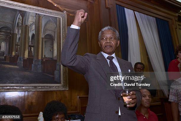 Nelson Mandela After His Release from Prison