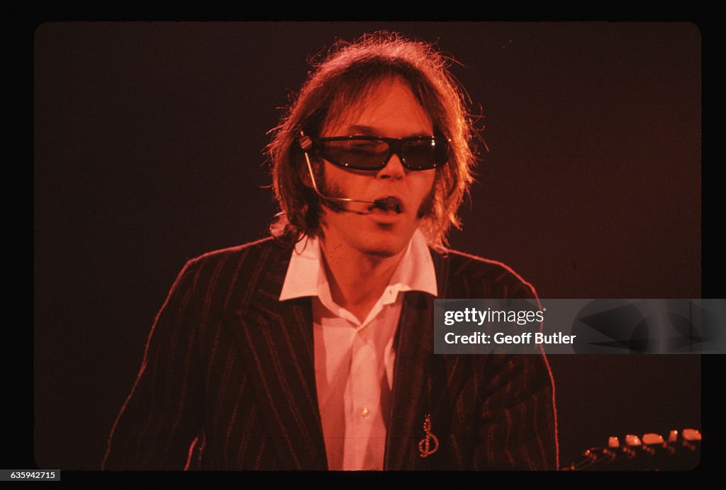 Neil Young During "Trans" Tour