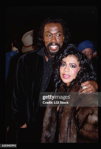 Portrait of singing duo Ashford and Simpson. Photograph, 1986.