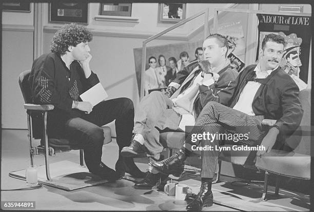 Mark Goodman Interviewing Paul Rutherford and Holly Johnson of Frankie Goes to Hollywood
