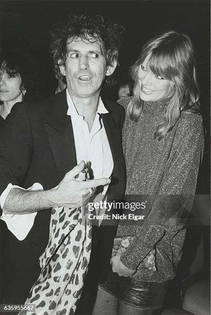 Keith Richards and Patti Hansen