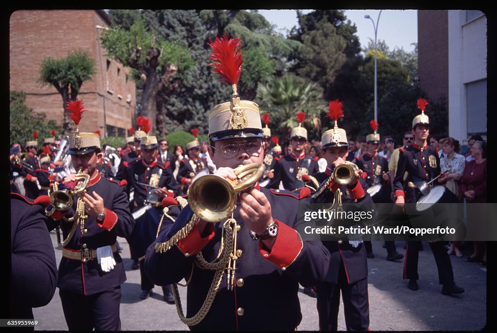 Marching Band in Holy Week Procession, Seville