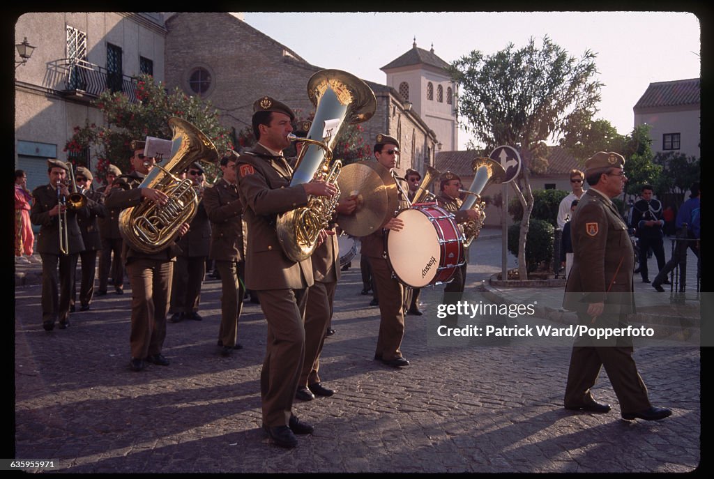 Military Band at Holy Week Procession, Spain