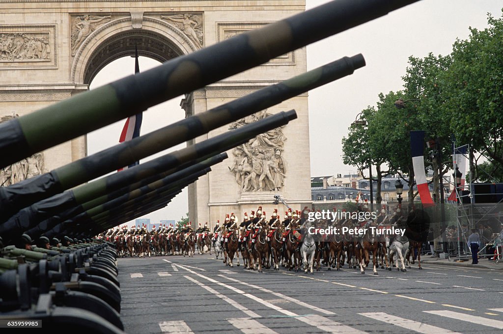 Military Parade on Bastille Day