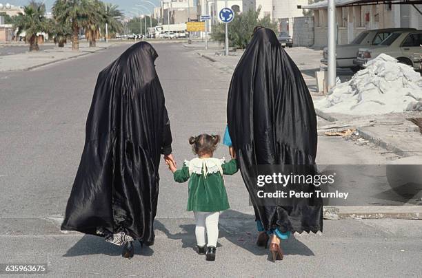 Muslim Women and Toddler